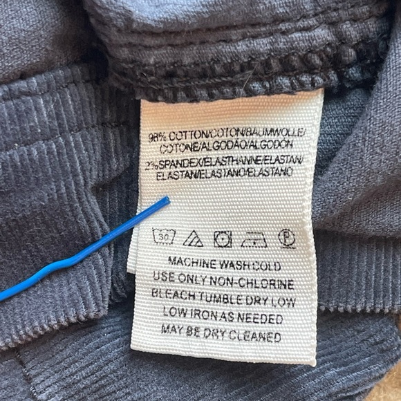 Free People Modern Femme Mini Skirt, Navy Blue, Corduroy Like Material - Picture 6 of 7